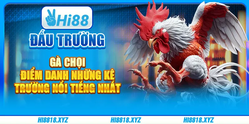 Đấu trường gà chọi- Điểm danh các kê trường nổi tiếng nhất 