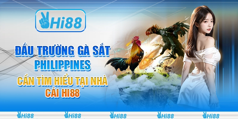 Đấu trường gà sắt Philippines cần tìm hiểu tại nhà cái Hi88